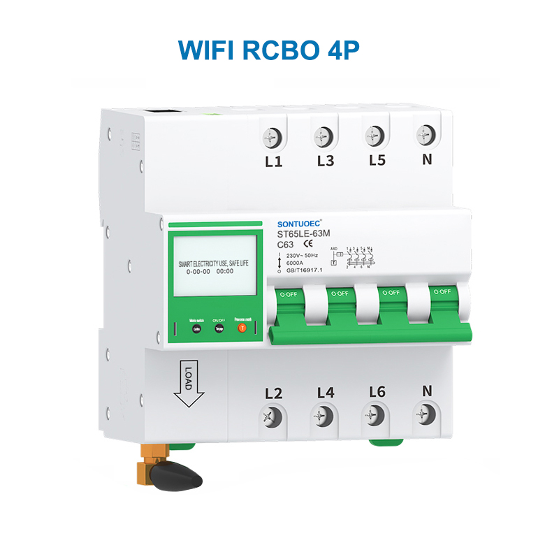 מפסק חכמה IoT wifi mcb rcbo