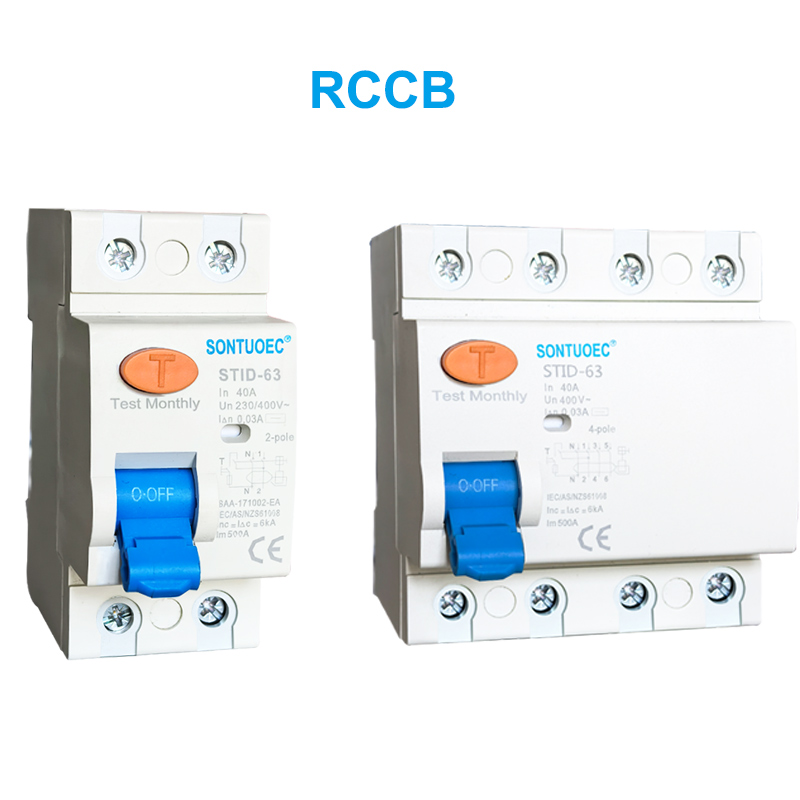 סדרת STID-63 RCCB 230V 63A מפסק זרם שיורי